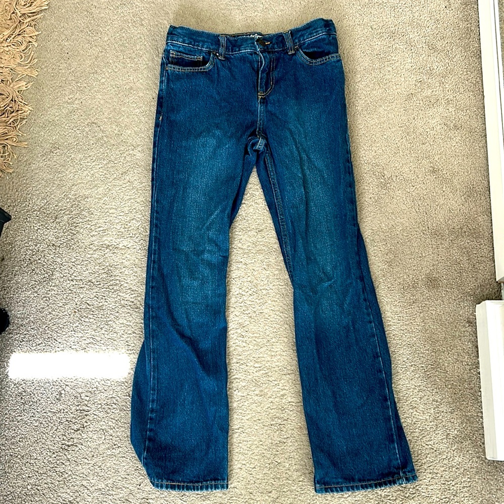 Boys Cat &Jack relaxed straight jeans size 14